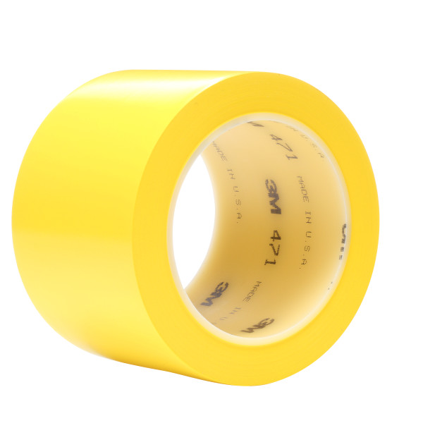 Scotch Markeringstape 471 op maat te snijden (max  1219mm)/33mtr, 0,13mm dik, geel